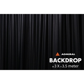 Backdrop 320 g/m² W 3m x H 3,5m black