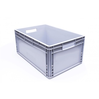 Plastic crate 60x 40x 22cm grey
