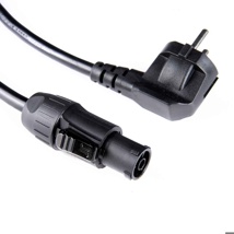 Power cable 3x1,5mm² PowerTwist-angled schuko 1,5m