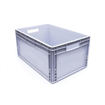 Plastic crate 60x40x27cm grey