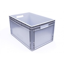 Plastic crate 60x40x32cm grey
